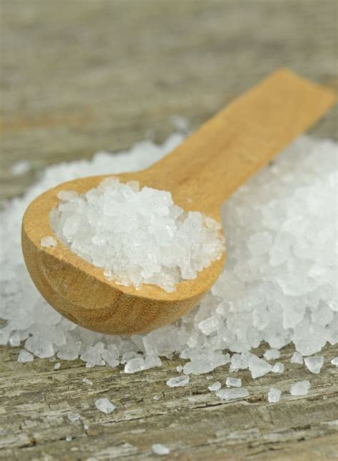 Natural Sea Salt Crystals .